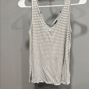 Old Navy Striped V-Neck Tank Top
